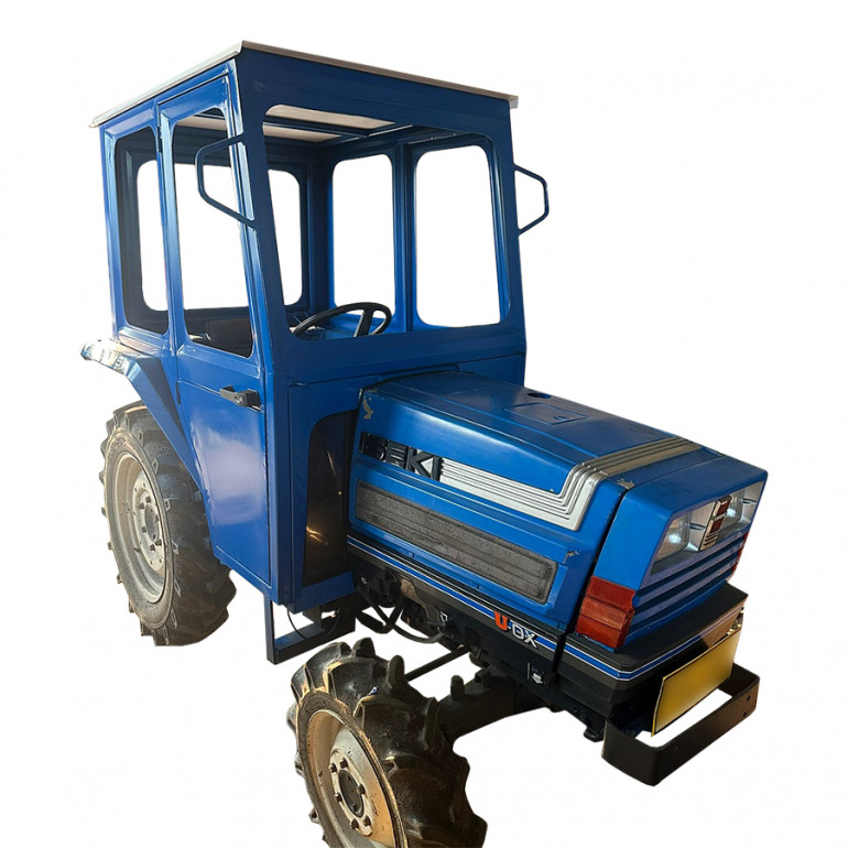 Cabină pentru tractor mic Iseki, 2 uși cu închidere, acoperiș separat