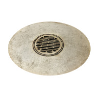 Grătar inox, Ø1000 mm, material 10 mm, fante 12 mm