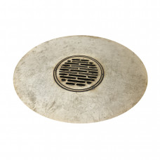 Grătar inox, Ø1000 mm, material 10 mm, fante 12 mm